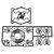 DVD GRUNDIG DVDP7850SILBER Bouton    