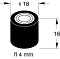  FIRSTLINE MG812-FIRSTLINE Rodillo    