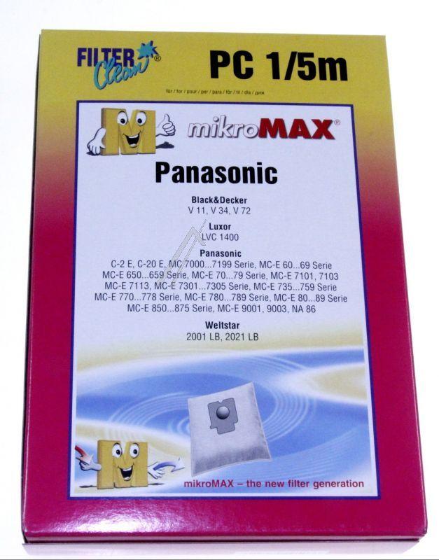 Aspiradores para suelos PANASONIC MCE86 PC1/5M BOLSAS DE ASPIRADORA