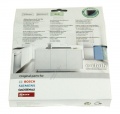 Frigorífico SIEMENS KD46NVI208 KIT DE PAÑOS MICROFIBRA PARA INOX Y VIDRIO