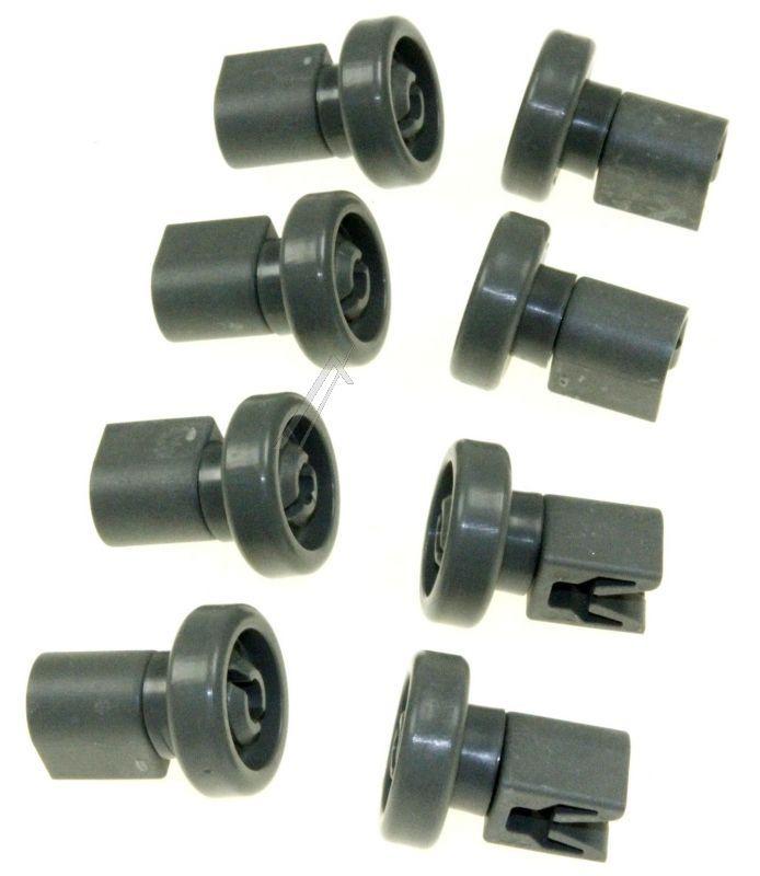  ZANUSSI DE265 CONJUNTO RUEDAS CESTO SUPERIOR 8UDS,GRIS