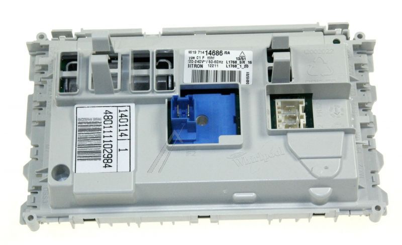 Lavadoras WHIRLPOOL AWOD6109-85929861899 UNIDAD CONTROL DOMINO, PROGRAMADO 480111102984                   C00427149