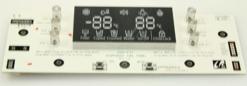 Frigorífico americano SAMSUNG rsg5uur MÓDULO PANTALLA KIT LED:09 GGH-PJT,PUERTA CONGELADOR,FR-4,