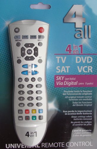 Mando a distancia universal 4 en 1
